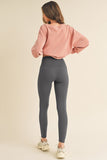 Yelete Fleece-Lined High-Waisted Leggings