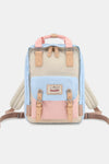 Contrast Waterproof Nylon Backpack Bag