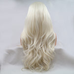 Lace Front Wigs Synthetic Long Wavy 24" 130% Density