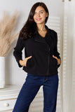 Zip-Up Jacket with Pockets